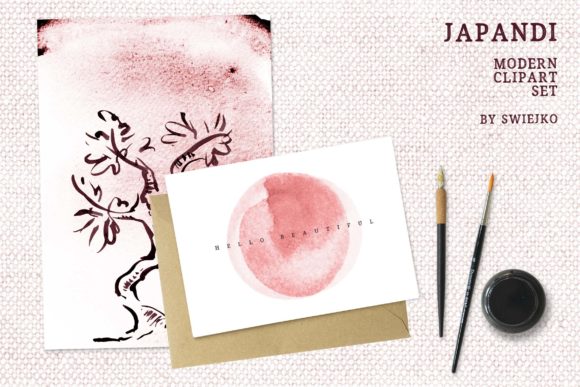 Download Japandi, Modern Clipart Set - Modern clipart Collection